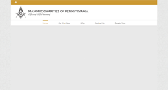 Desktop Screenshot of masoniccharitiespa.org